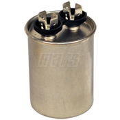 Run Capacitor, 2 MFD, 370 V, Round, Series 120